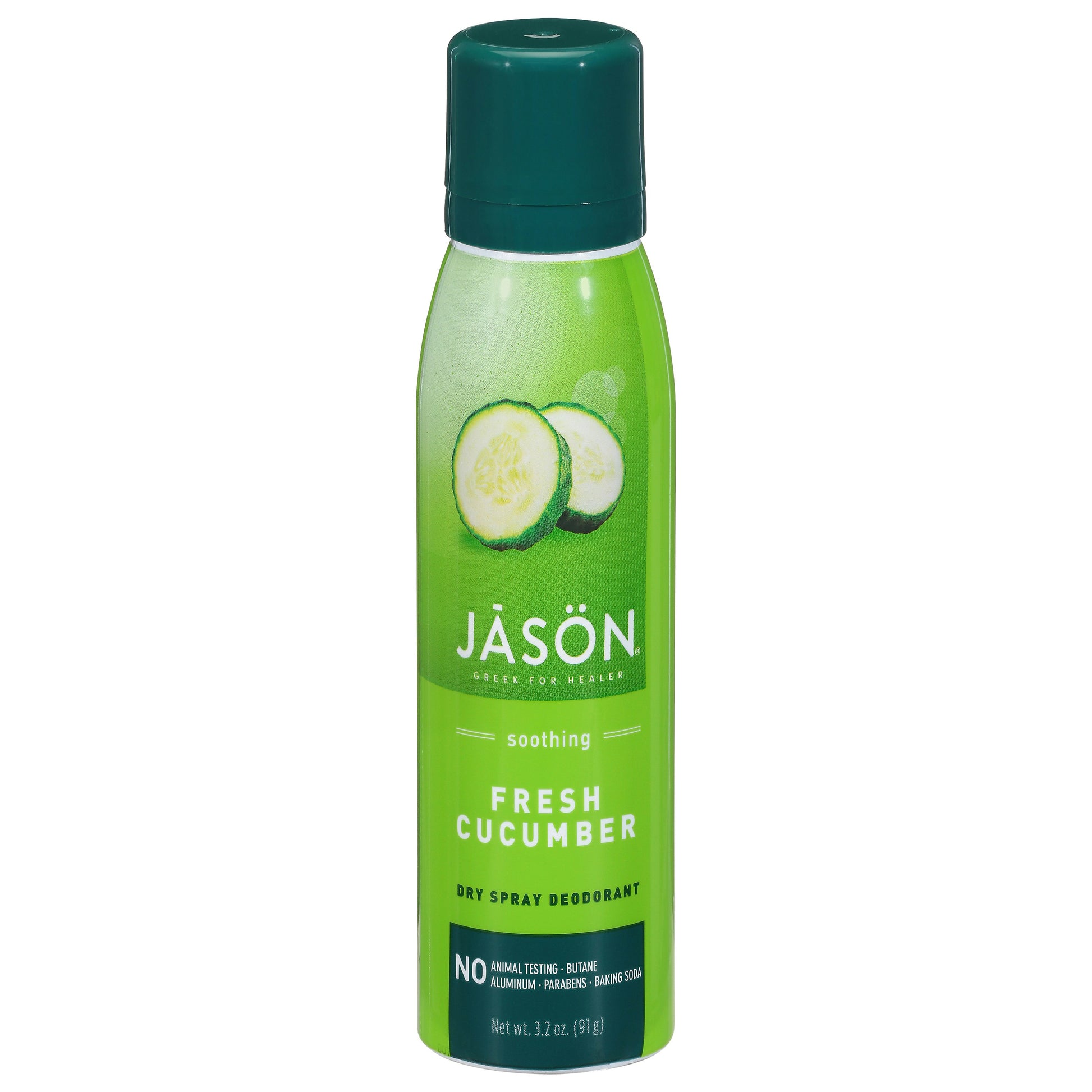 Jason Deodorant Spray Fresh Cucumber 3.8 Oz
