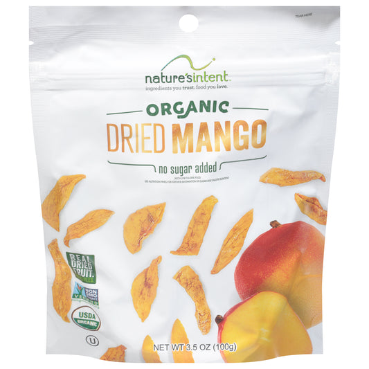 Natures Intent Mango Dried Organic No Sugar 3.5 oz (Pack Of 8)