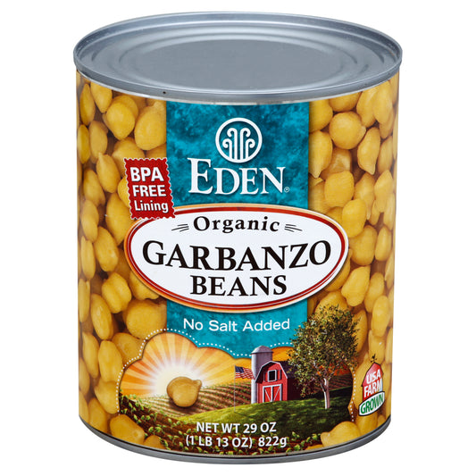 Eden Foods Bean Can Garbanzo Organic 29 Oz (Pack Of 12)