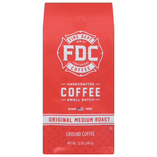 Fire Department Coffee Ground Original Medium Roast 12 Oz Pack of 6