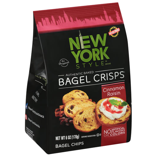 New York Style Bagel Crisp Cinnamon Raisin 6 oz (Pack Of 6)