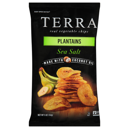 Terra Chips Chip Plantain Sea Salt 5 oz (Pack Of 12)