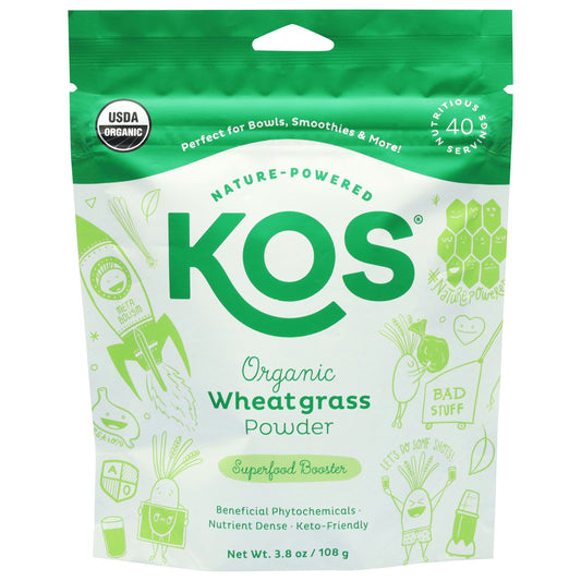 Kos Superfood Wheatgrass Powder 3.8 Oz