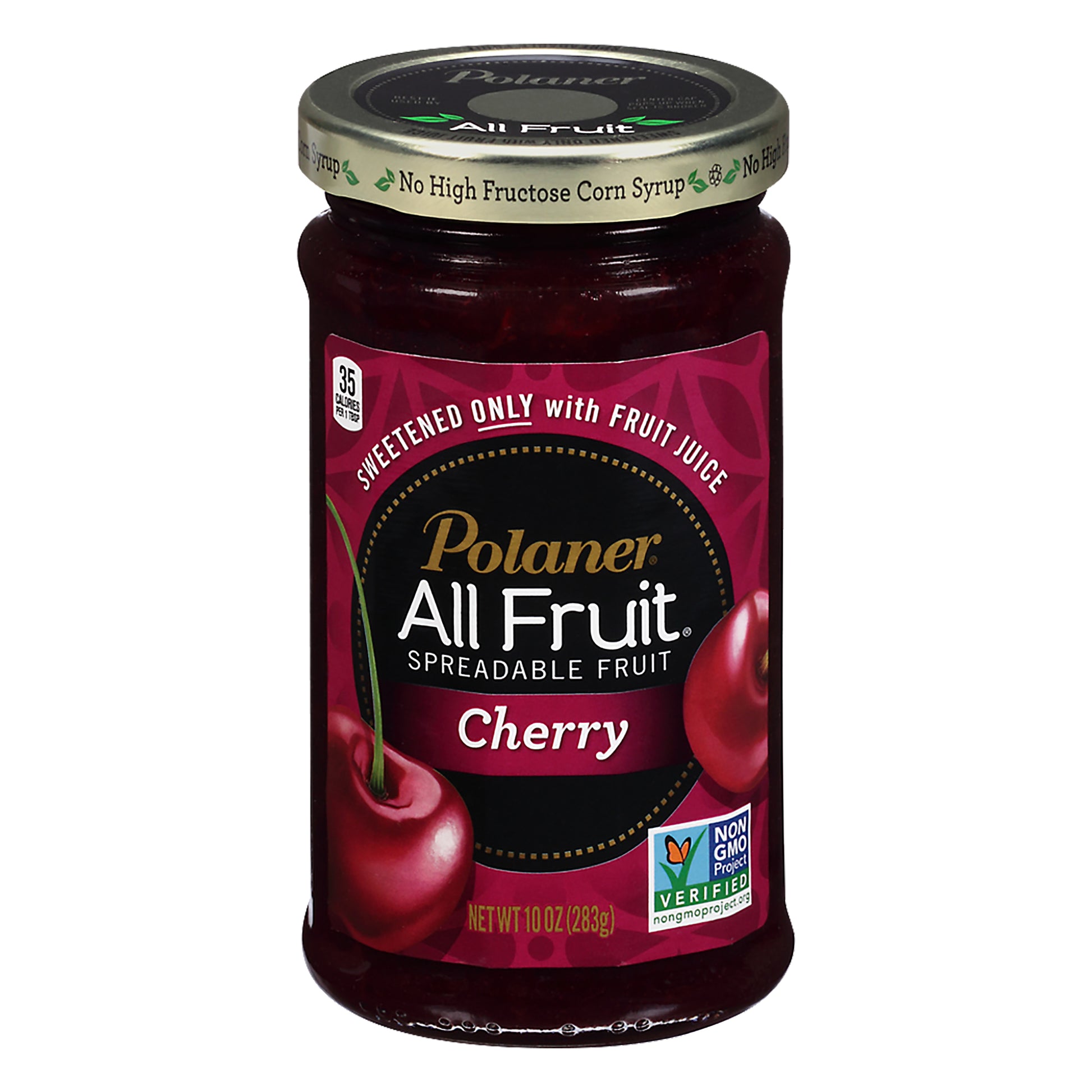 Polaner Fruit Spread Black Cherry 10 oz (Pack Of 12)