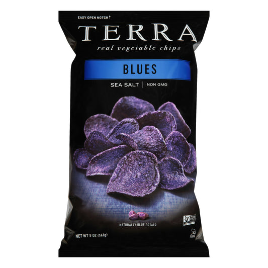 Terra Chips Chip Potato Blue 5 Oz Pack of 12