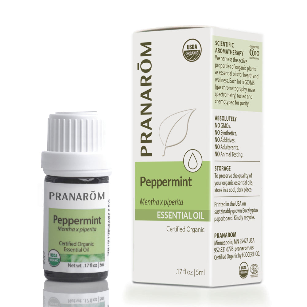 PRANAROM (Pack of 6) Pranarom Essential Oil Peppermint 0.17 Fl Oz