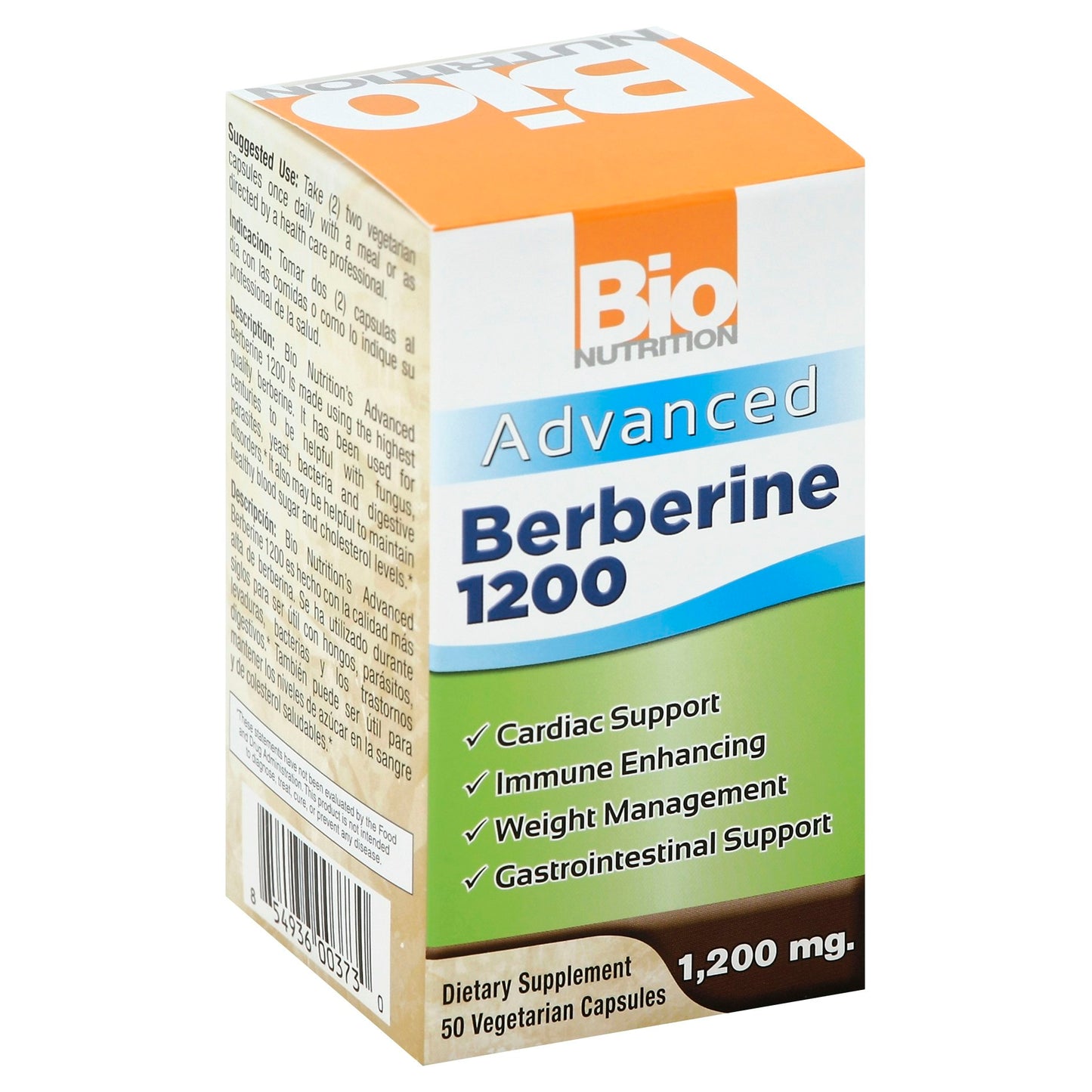 Bio Nutrition Advanced Berberine 1200 50 Vc (Pack of 3)