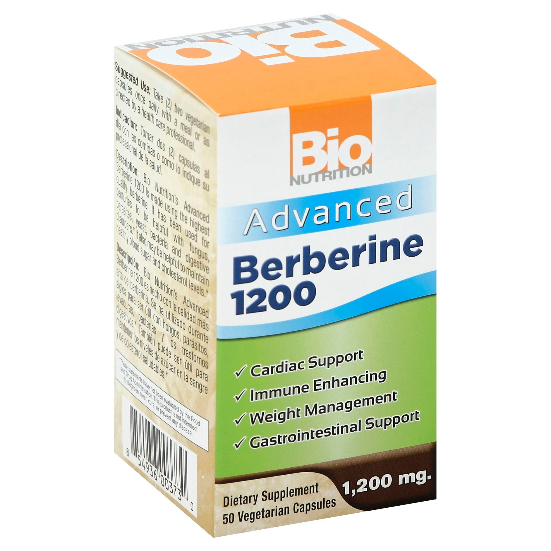 Bio Nutrition Advanced Berberine 1200 50 Vc (Pack of 3)