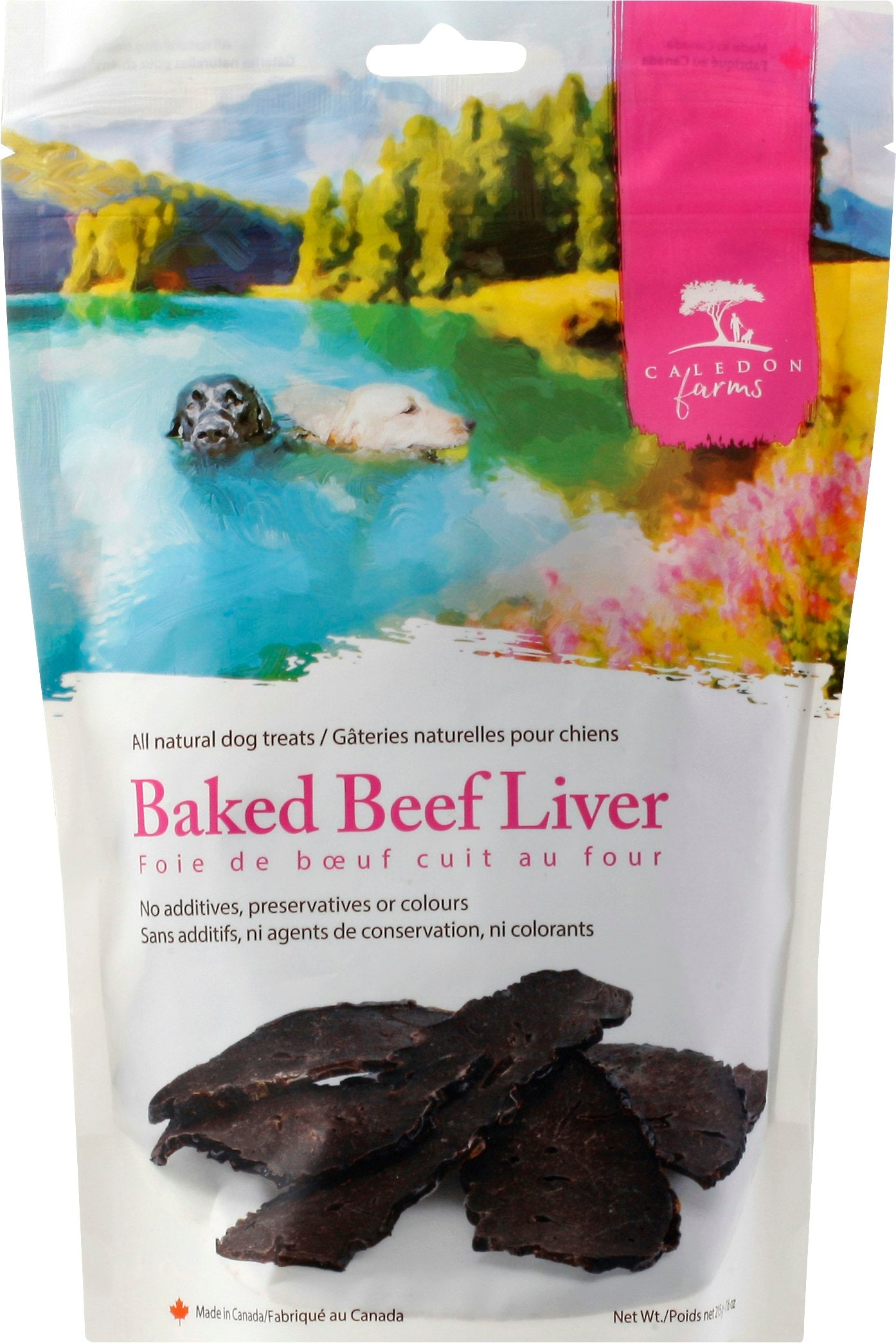 Caledon Farms Treat Dog Beef Liver 7.5 Oz Pack of 4