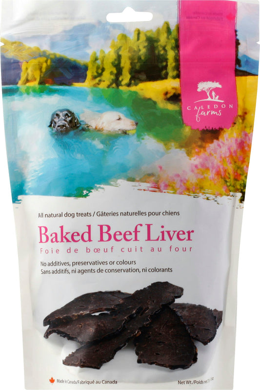 Caledon Farms Treat Dog Beef Liver 7.5 Oz Pack of 4