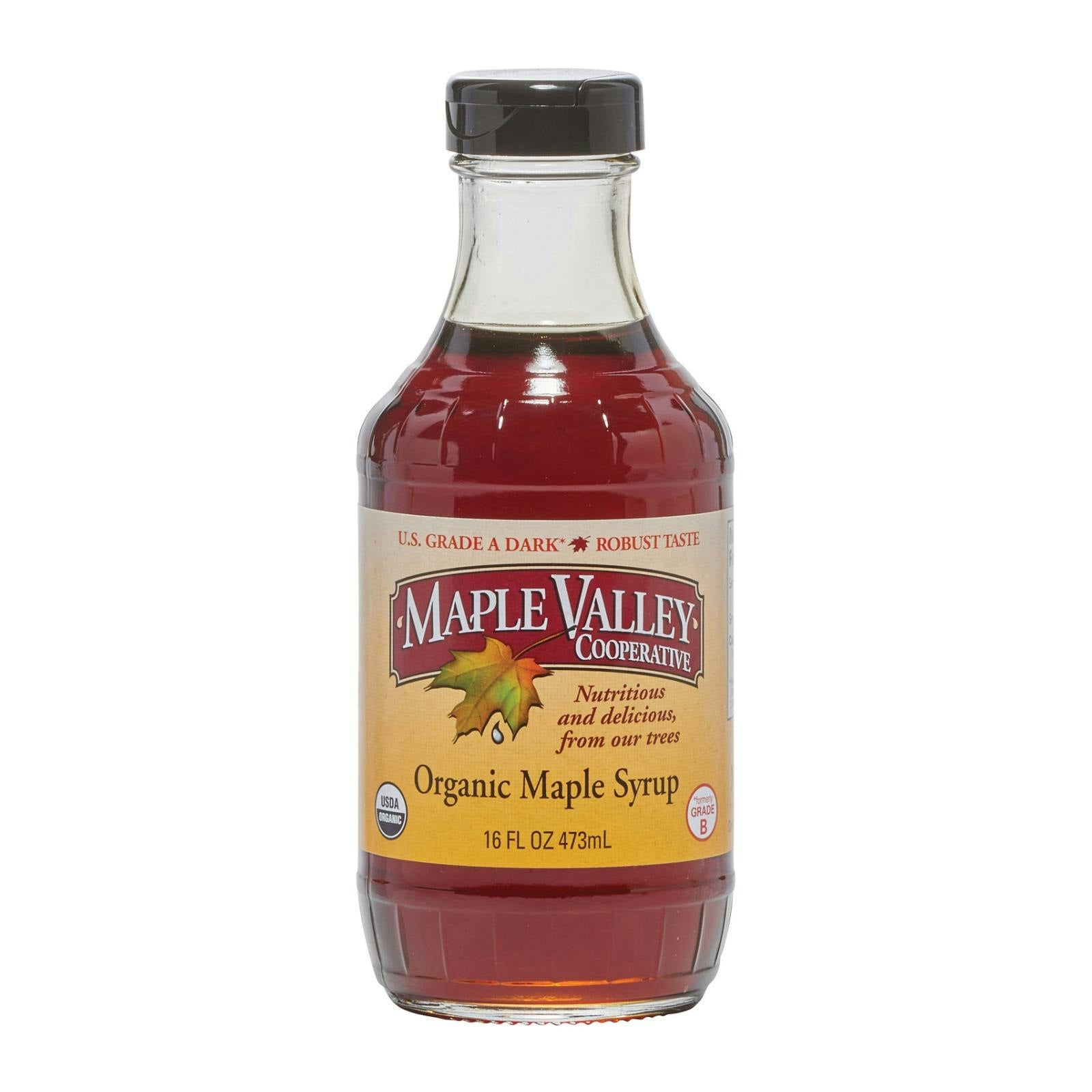 Maple Valley Cooperative Organic Maple Syrup Grade A 16 Oz Pack of 6