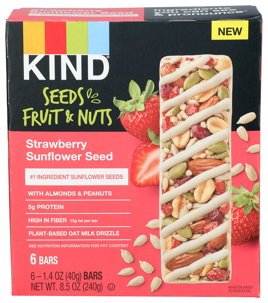 Kind Bar Strawberry Sunflower Seed