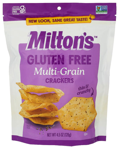 MILTONS (Pack of 12) Miltons Baked Multigrain Cracker Natural Grocery 4.5 Oz