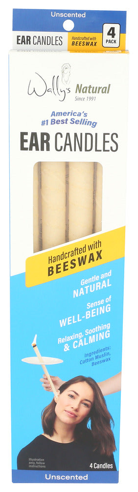 Wally Ear Candle Beeswax Plain