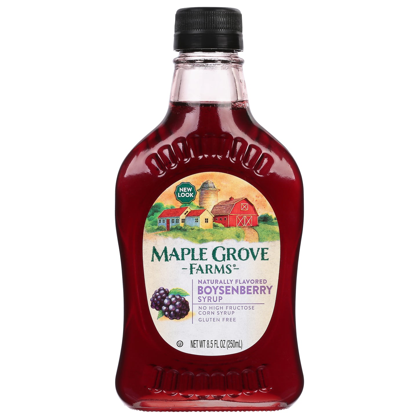 Maple Grove Syrup Natural Boysenberry 8.5 oz (Pack Of 6)