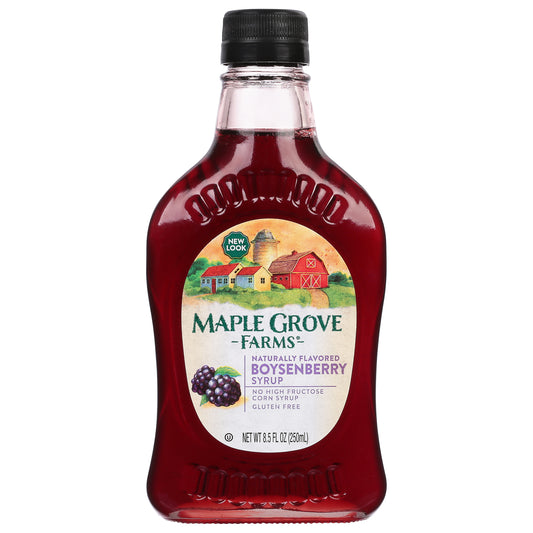Maple Grove Syrup Natural Boysenberry 8.5 oz (Pack Of 6)