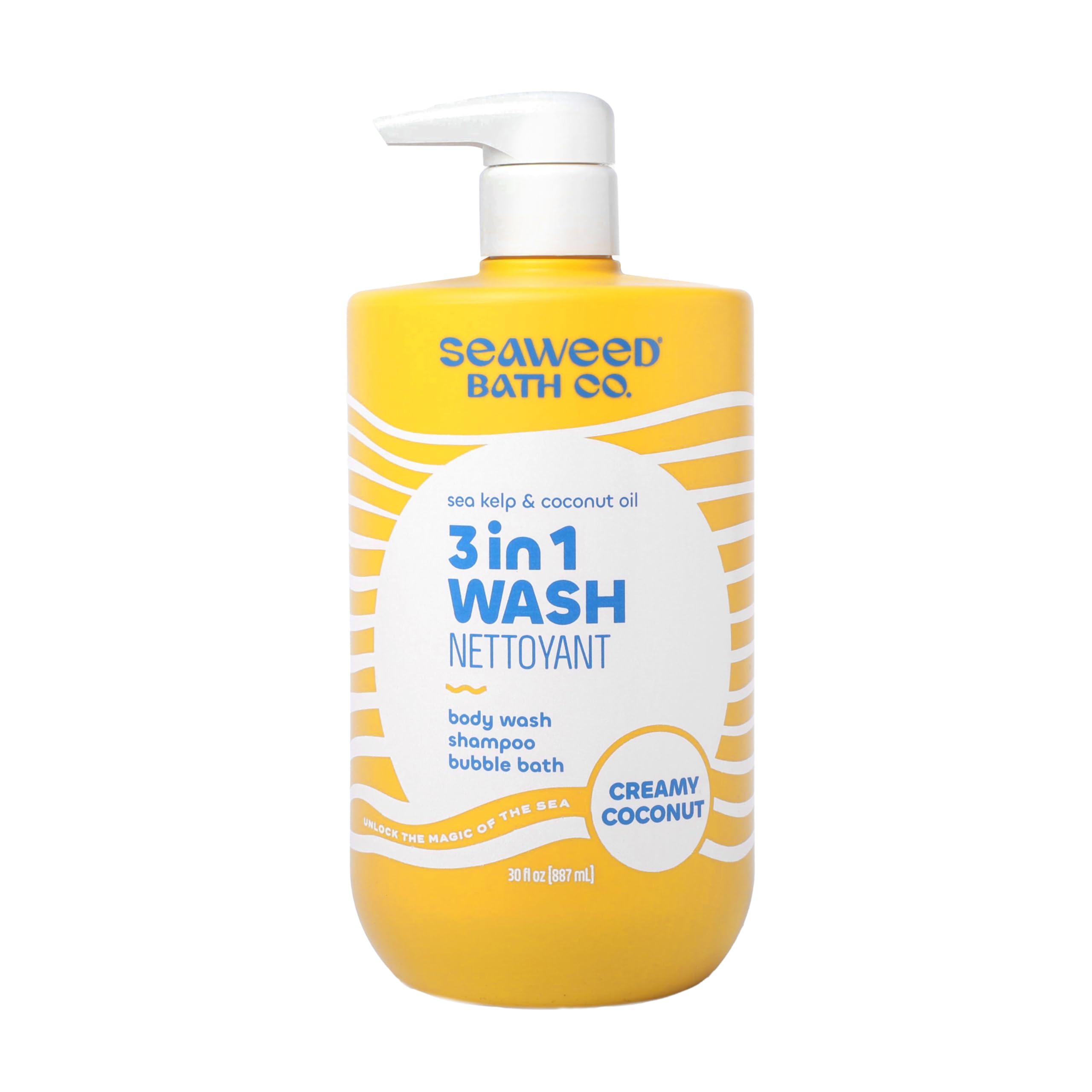SEAWEED BATH CO (Pack of 5) Seaweed Bath Co Creamy Coconut Body Wash 30 Fl Oz