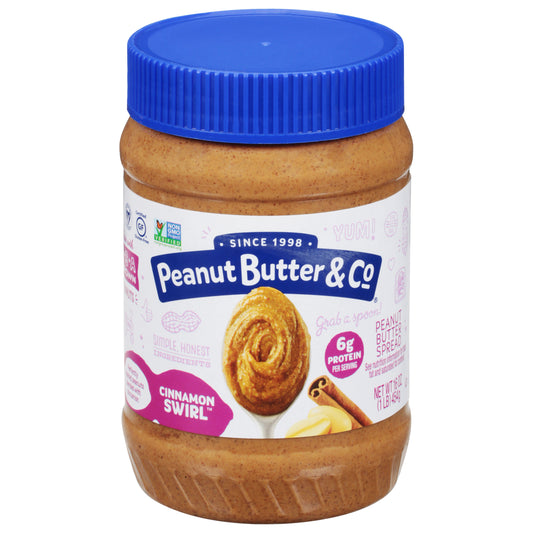 Peanut Butter & Co Peanut Butter Cinnamon Swirl 16 oz (Pack Of 6)