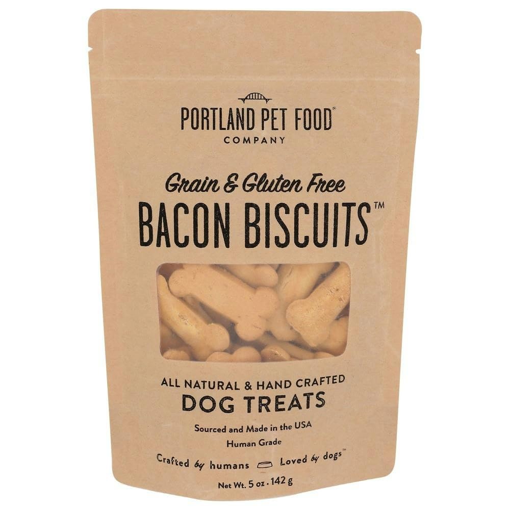 Portland Pet Food Company Biscuit Dog Bacon