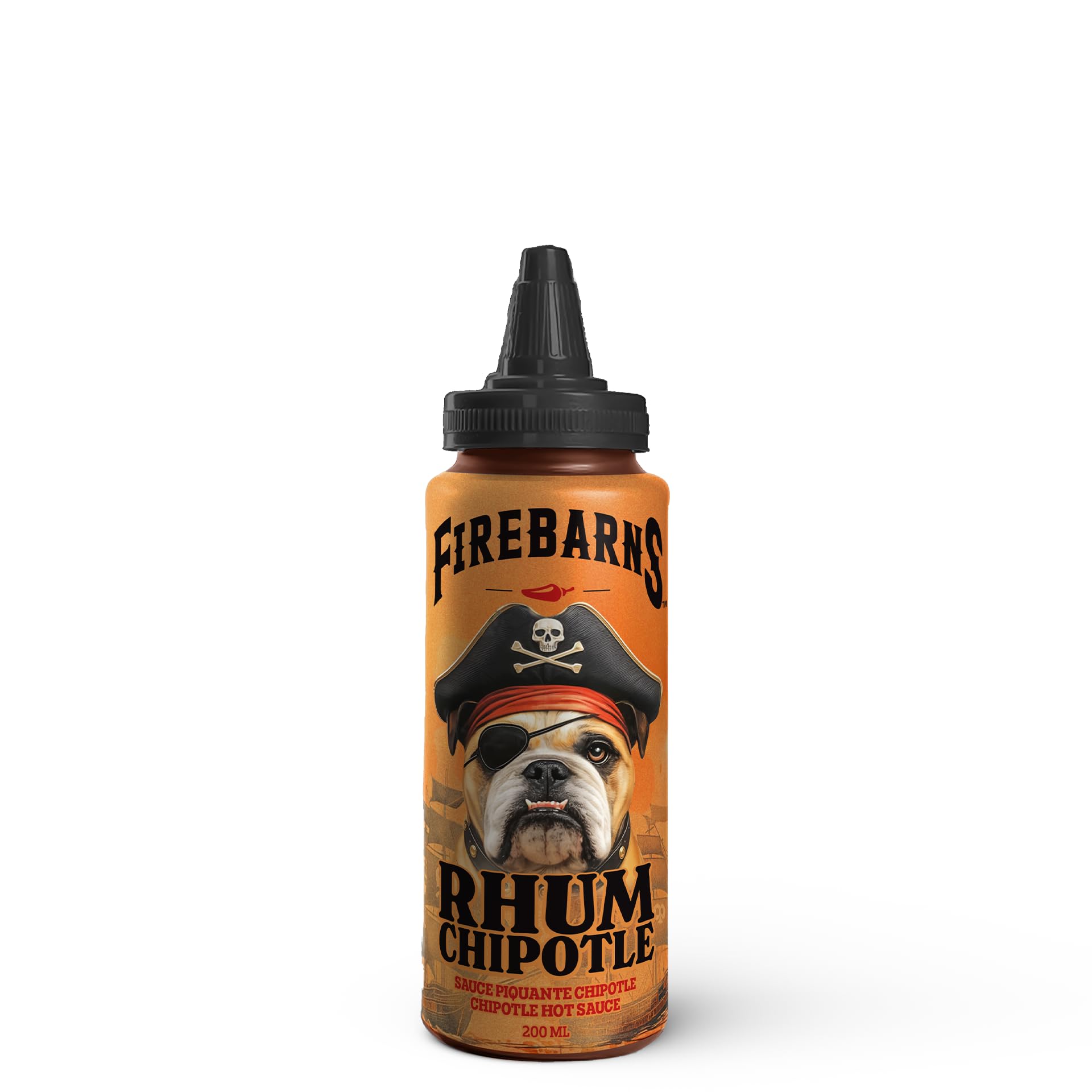Firebarns Sauce Hot Rhum Chipotle