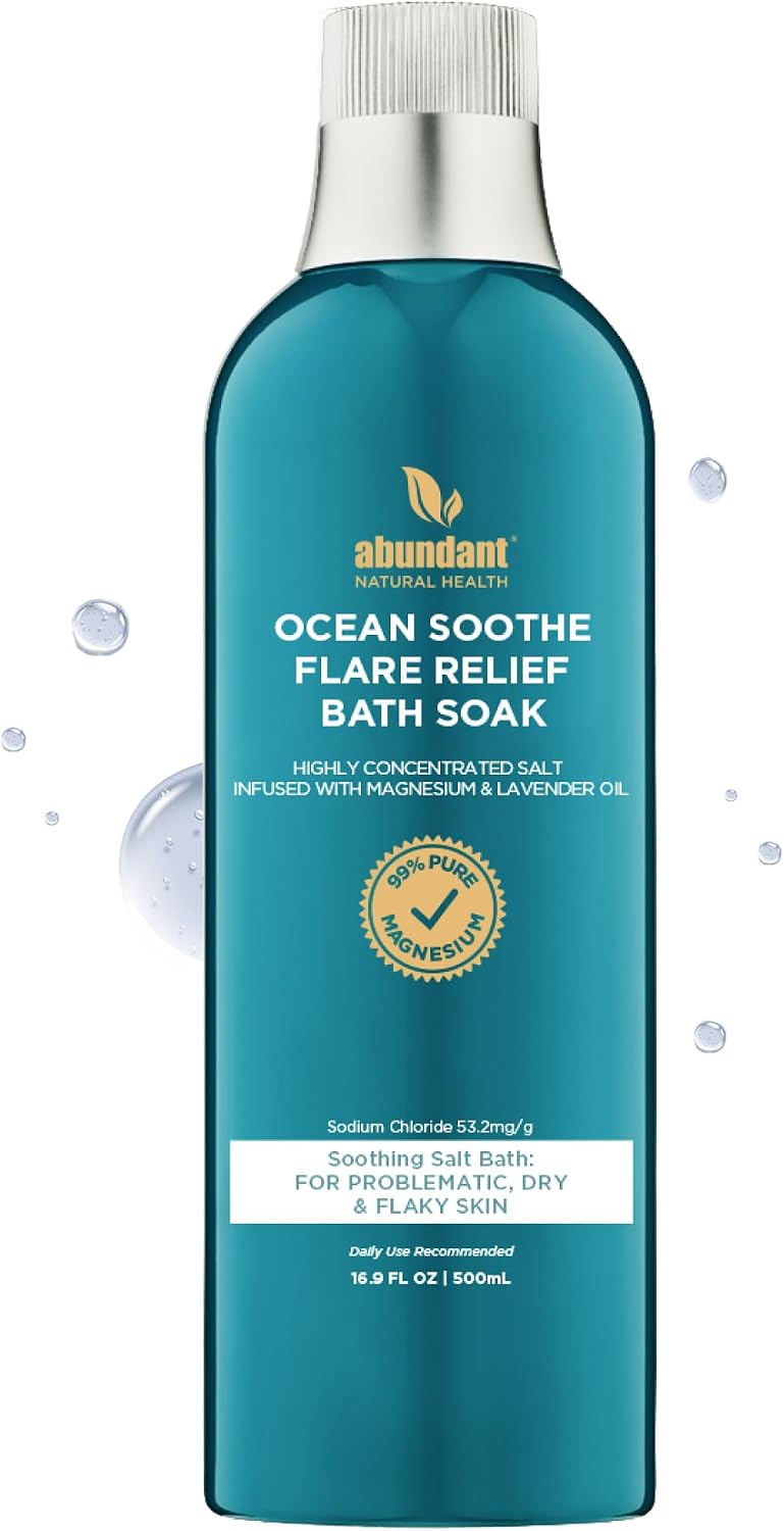 ABUNDANT NATURA (Pack of 4) Abundant Natura Natural Health Bath Soak with Essential Oils 16.9 Oz