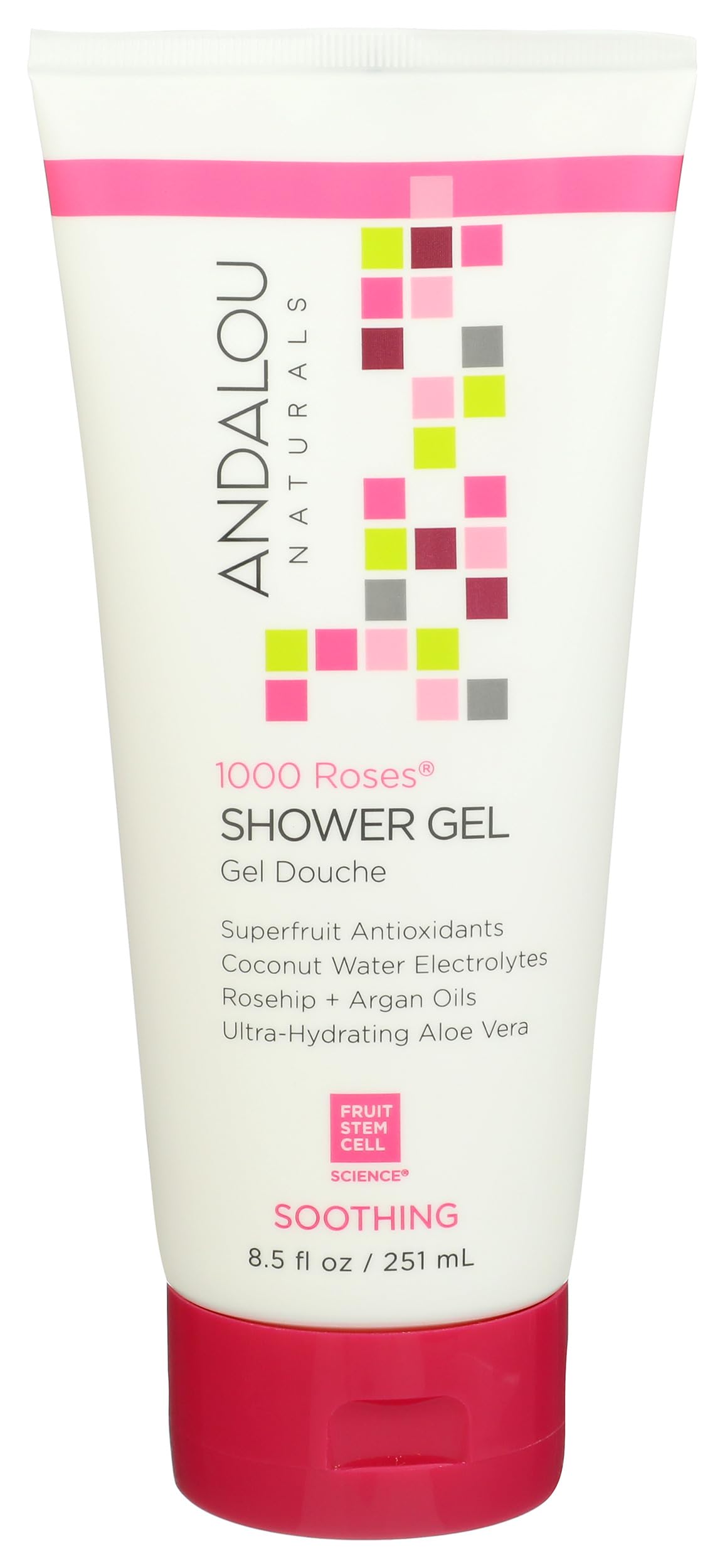 ANDALOU NATURAL (Pack Of 8) Andalou Naturals Shower Gel 1000 Roses 8.5 Oz