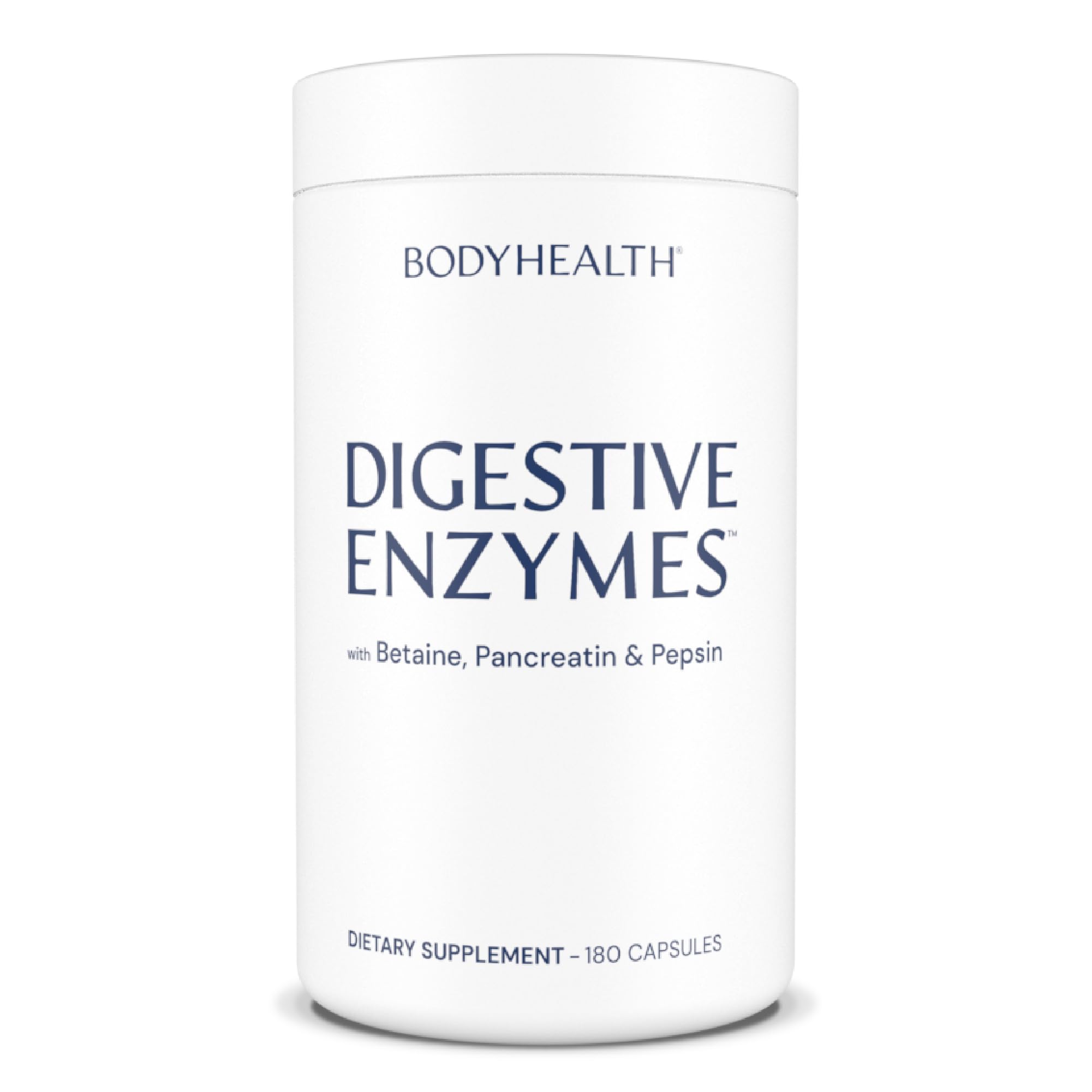 Bodyhealth Digestive Enzymes Vegetarian Capsules 180 Cou 180 Vegetarian Capsules