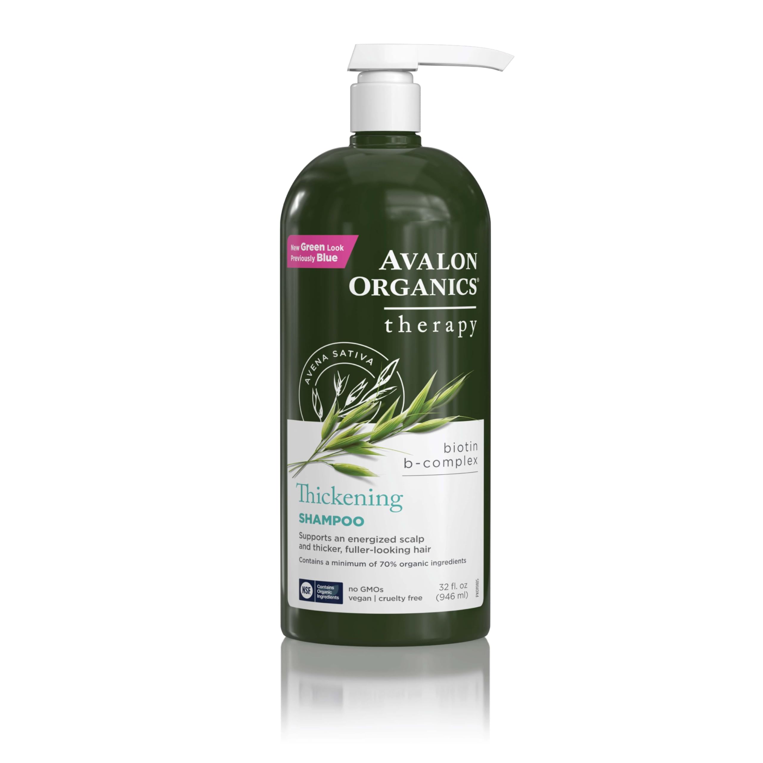 AVALON ORGANICS (Pack of 3) Avalon Organics Biotin B Complex Thickening Shampoo 32 Fl Oz