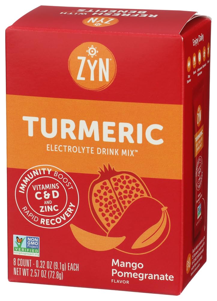 Zyn Drink Mango Pomegranate Turmeric Electrolyte 8ct
