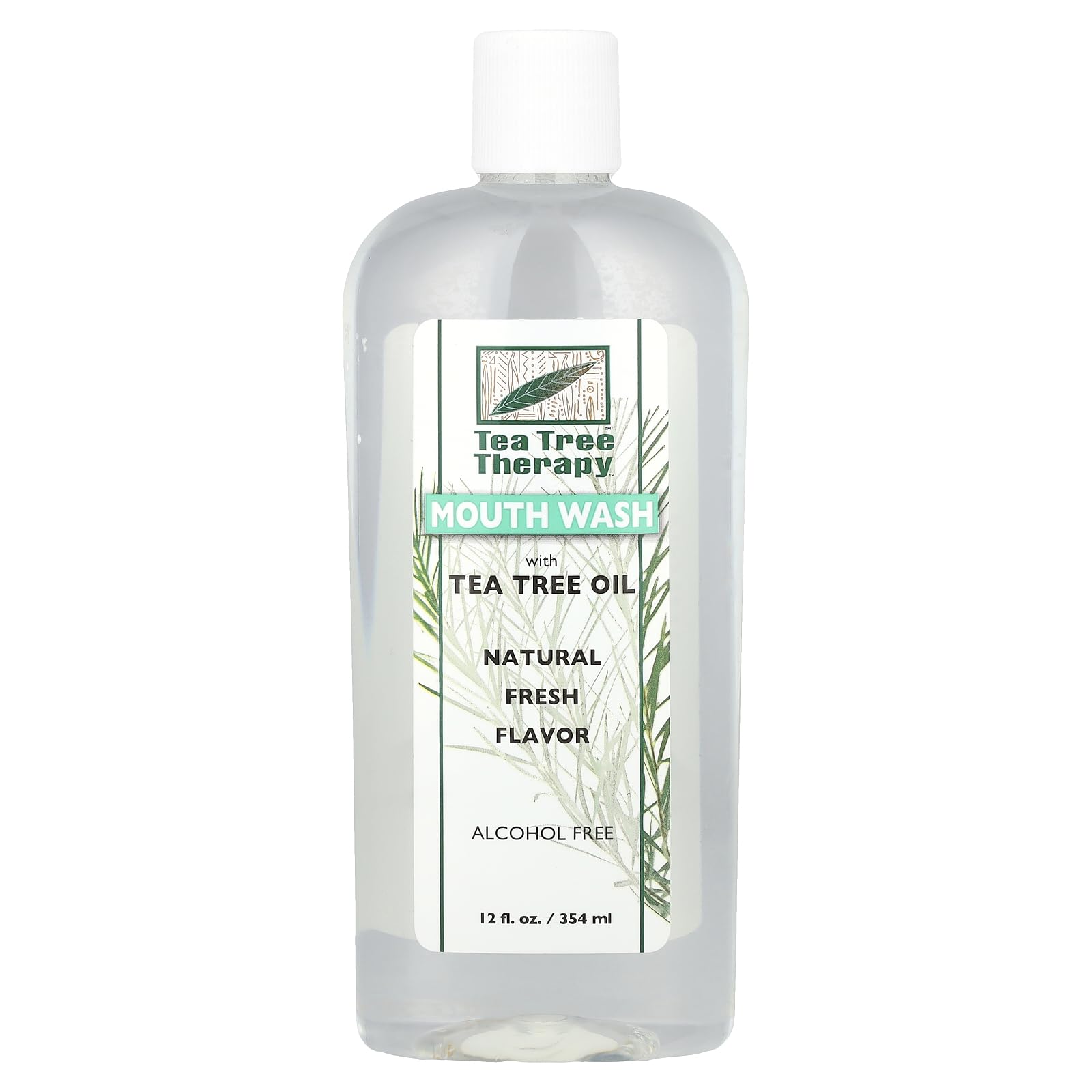 TEA TREE THERAP (Pack of 9) Tea Tree Therapy Natural Alcohol Free Mouthwash 12 Oz