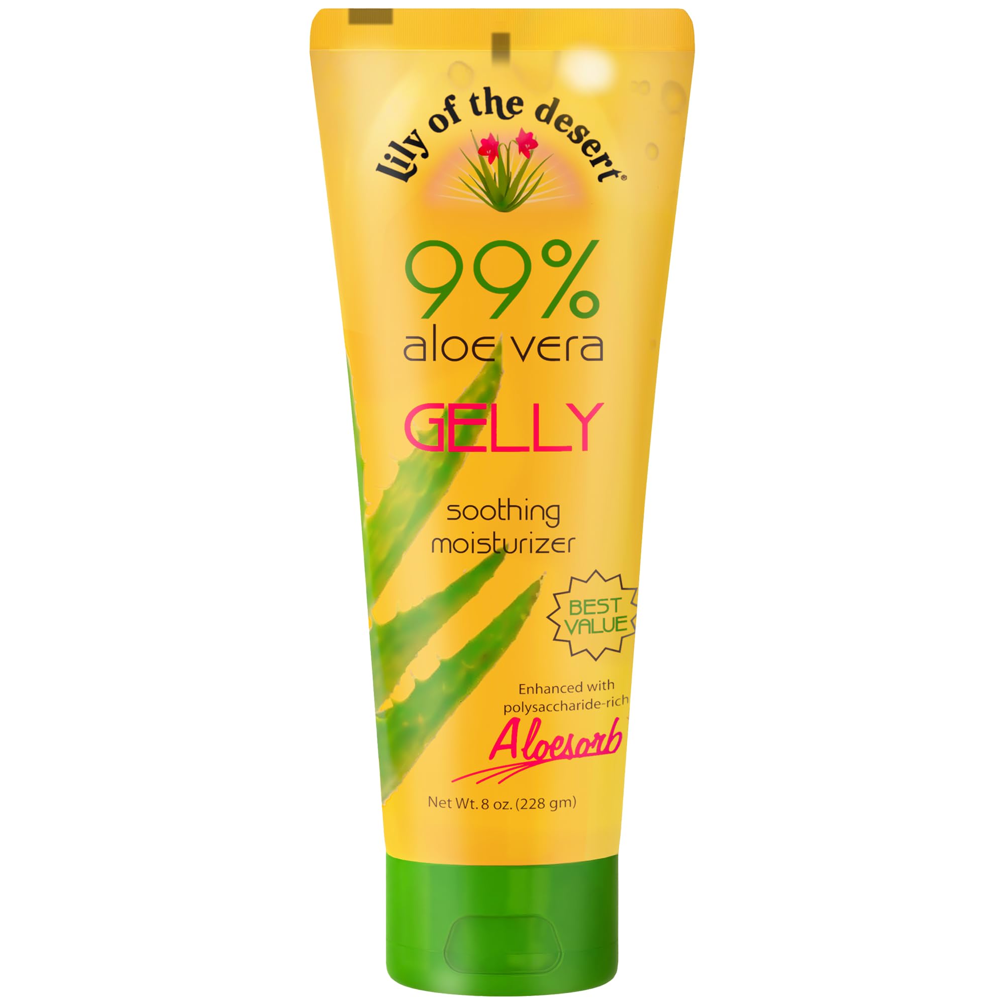 LILY OF THE DES (Pack of 12) Lily of the Desert Aloe Vera Gelly First Aid Topical Gel 8 Fl Oz