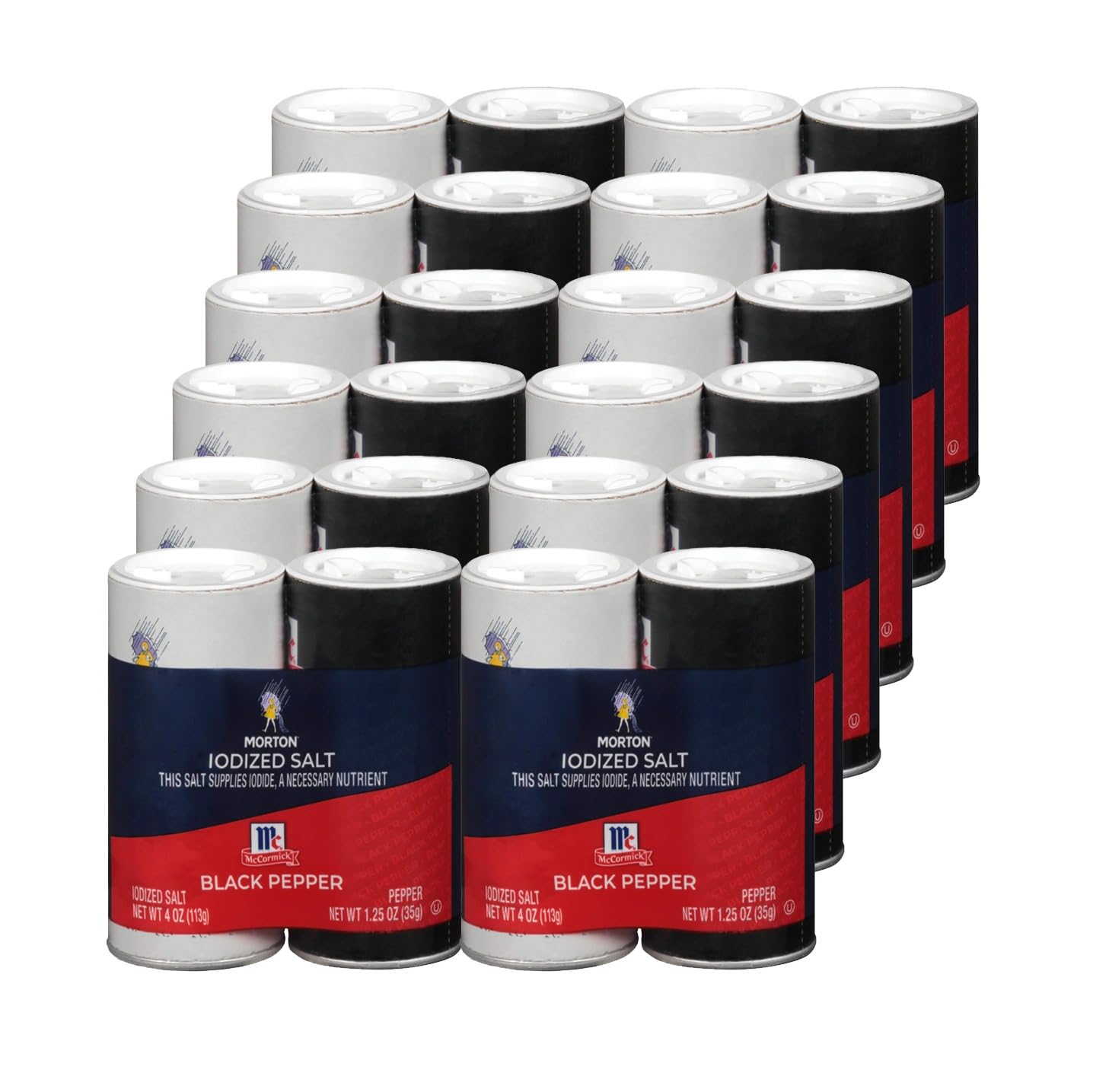 Mortons Morton Salt & Pepper Shakers 2 Pack Seasoning Blend