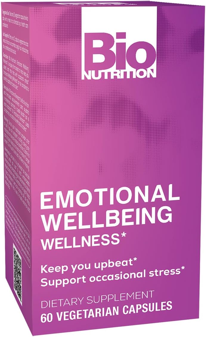 BIO NUTRITION (Pack of 3) Bio Nutrition Emotional Wellbeing Calming Moo 60 Vegetarian Capsules
