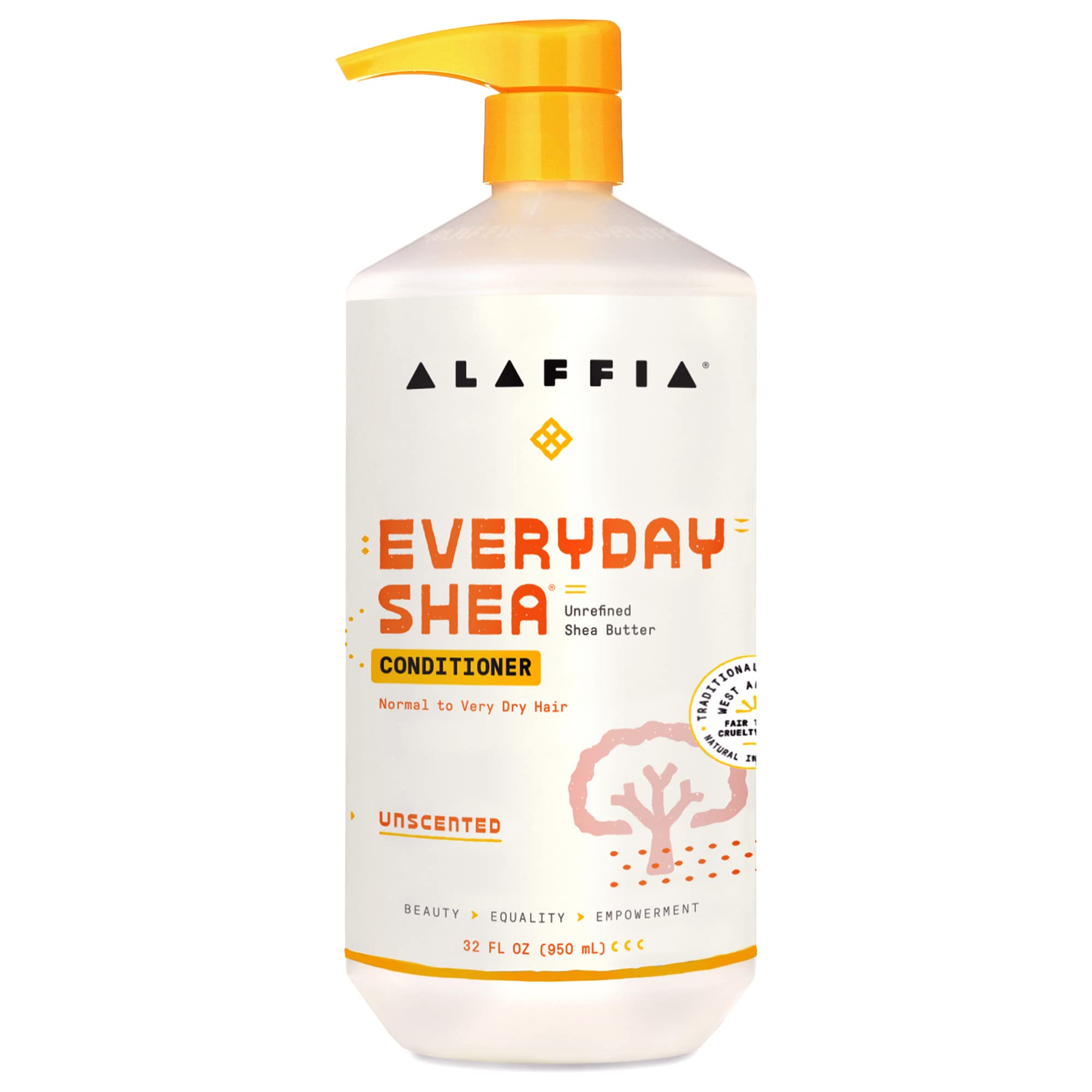 ALAFFIA (Pack of 5) Alaffia Shea Unscented Conditioner 32 Fl Oz