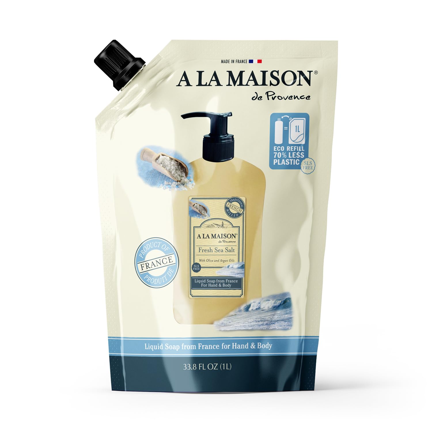 A LA MAISON (Pack Of 4) A La Maison Soap Liquid Fresh Sea Salt 33.8 Fl Oz