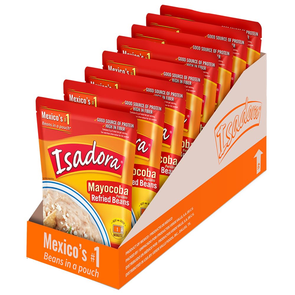 ISADORA (Pack Of 24) Isadora Bean Refried Peruano 15.2 Oz - 3 Boxes 8 each