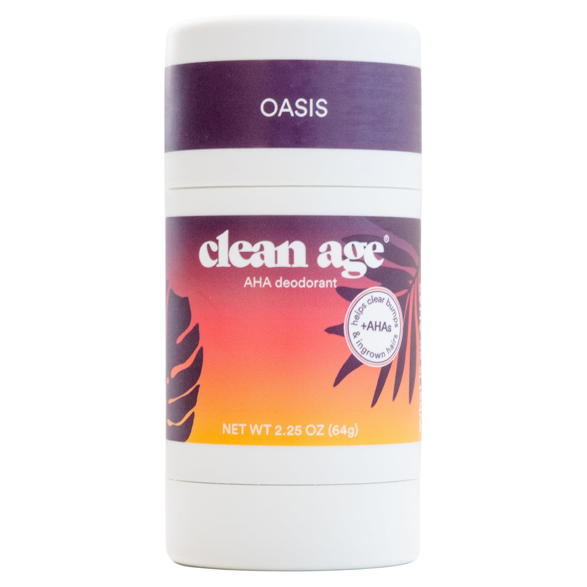 CLEAN AGE (Pack of 6) Clean Age Deodorant Stick Oasis Scent 2.25 Oz
