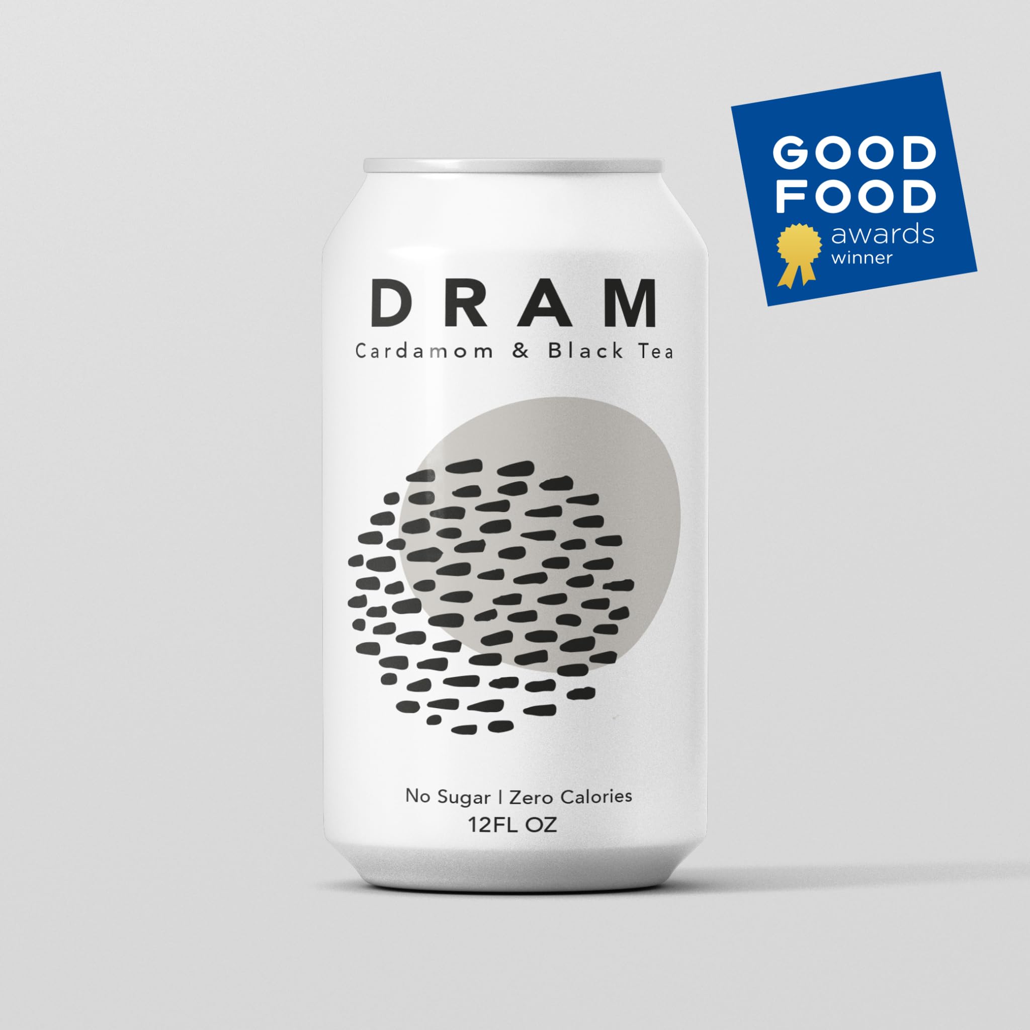 Dram Water Sparkling Hibiscus Prebiotic Blueberry Tea