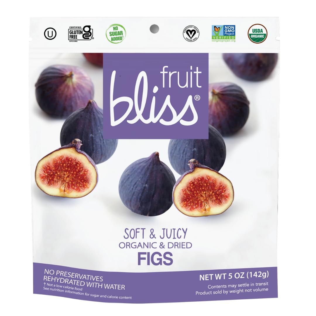 Fruit Bliss Organic Fruit Fig Turkish Fruit Snacks Gummies & Bi