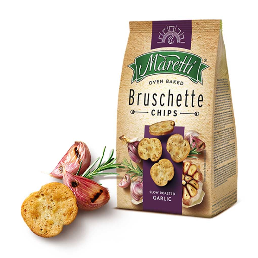 Maretti Bruschetta Garlic Slow Roasted Potato Chips