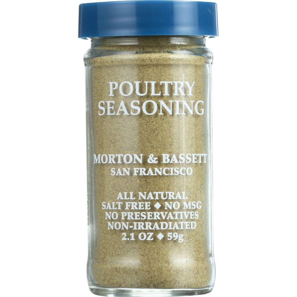 MORTON & BASSET (Pack of 9) Morton & Bassett Poultry Seasoning Single Spice Loose Natural 2.1 Oz
