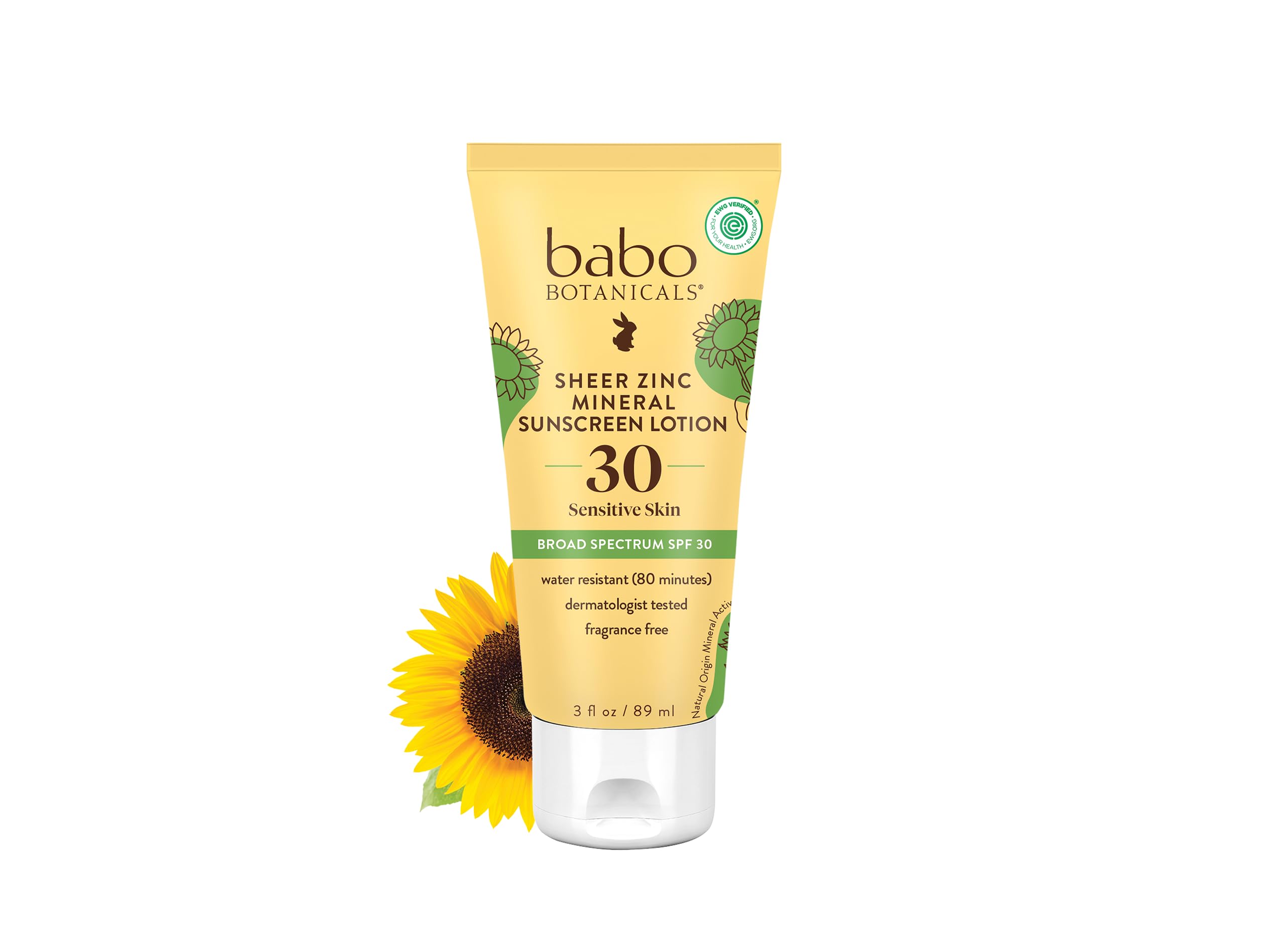 BABOBOTANI (Pack Of 4) Babobotani Sunscreen SPF30 Unscentd 3 Oz