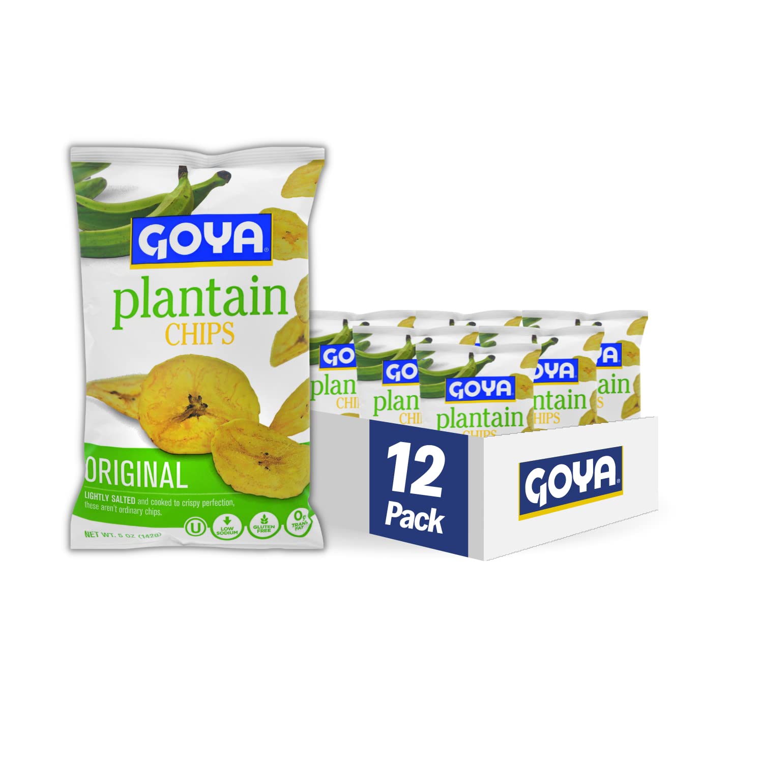 Goya Chip Plain Plantain Salty Crunchy Snack