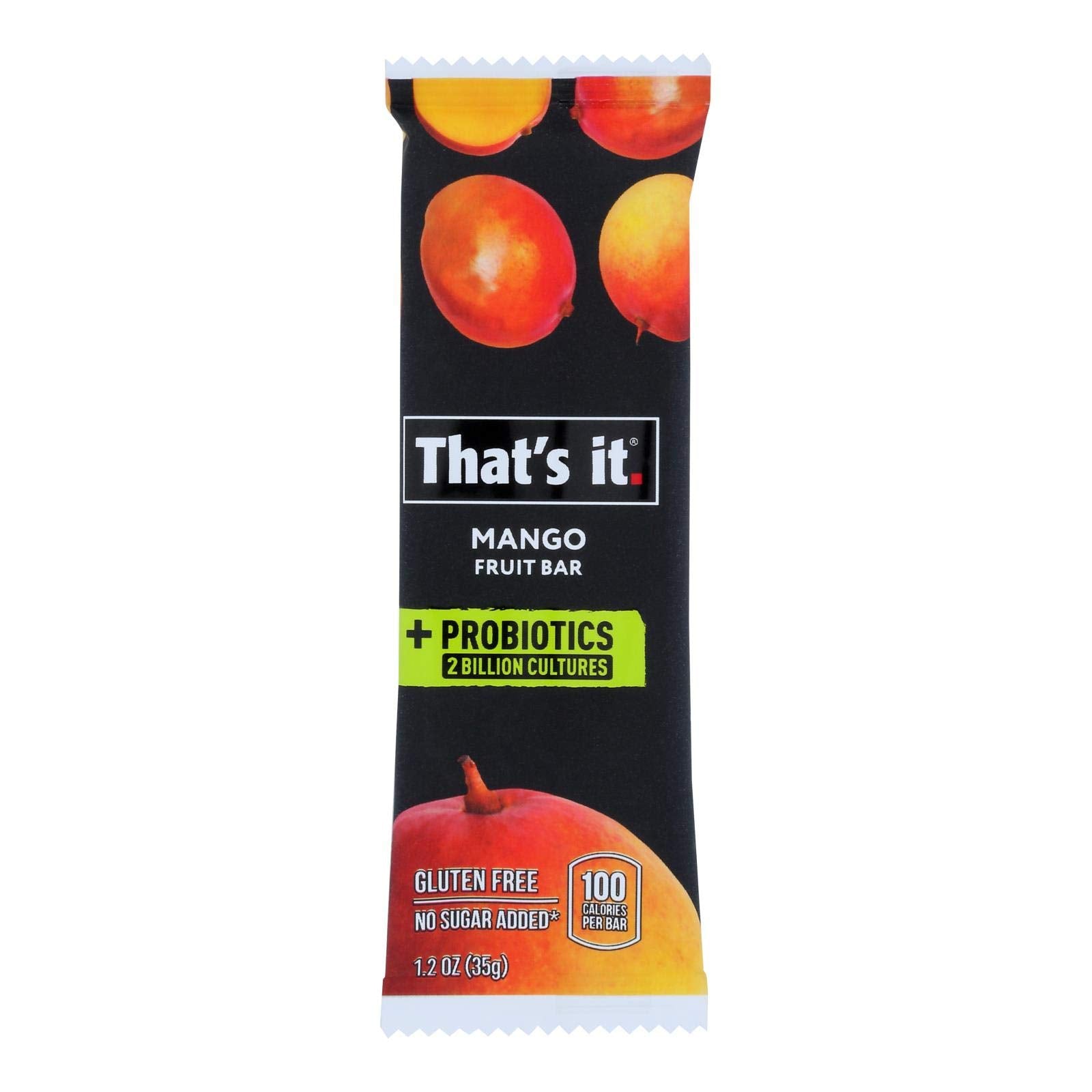 That's It Probiotic Fruit Bar Mango - Case of