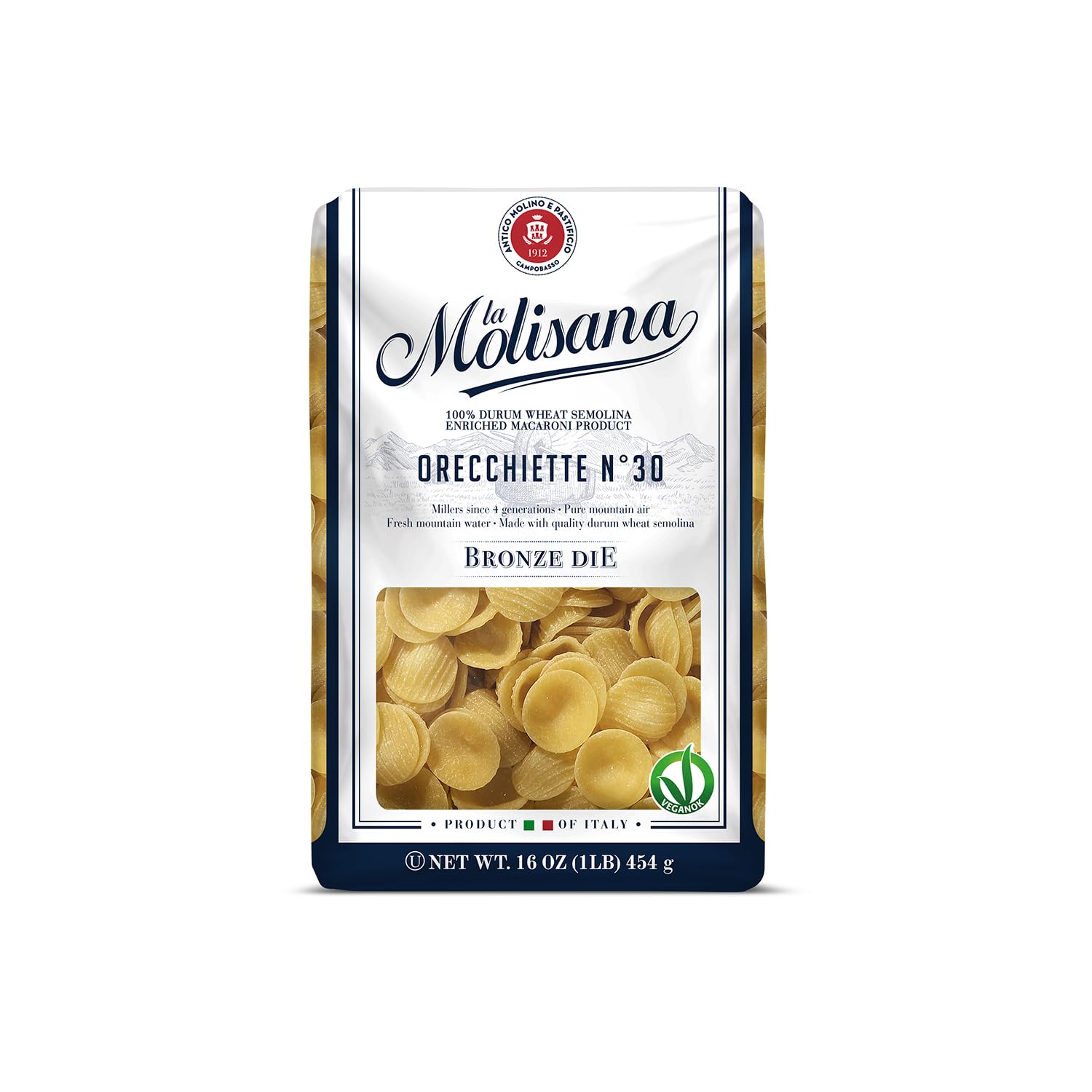 La Molisana Orecchiette Short Cut Pasta