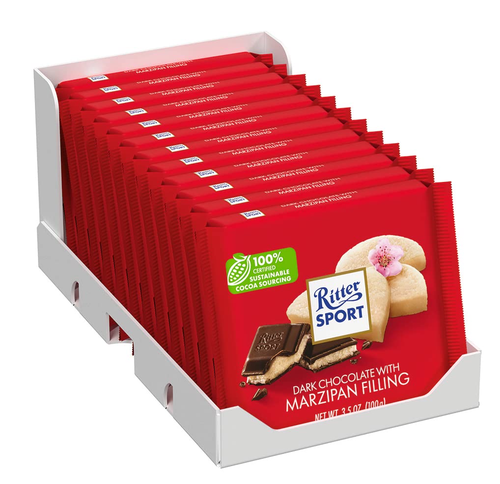 Ritter Sport Dark Chocolate Marzipan Bar