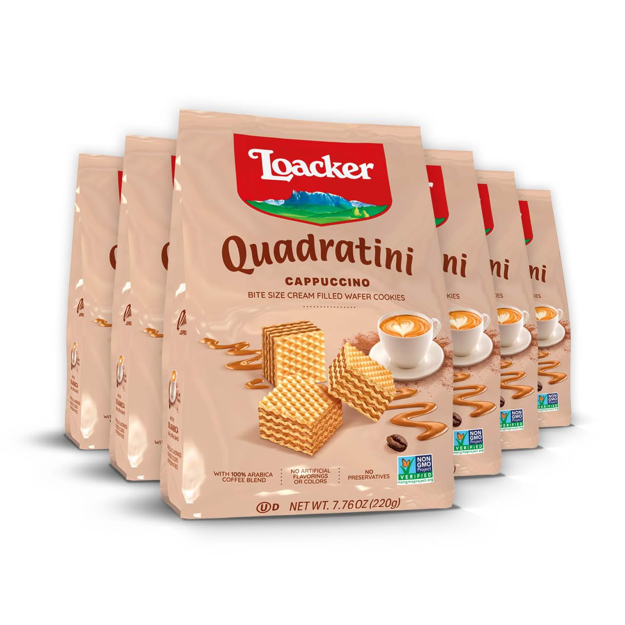 Loacker Wafer Quadratini Cocoa 220G