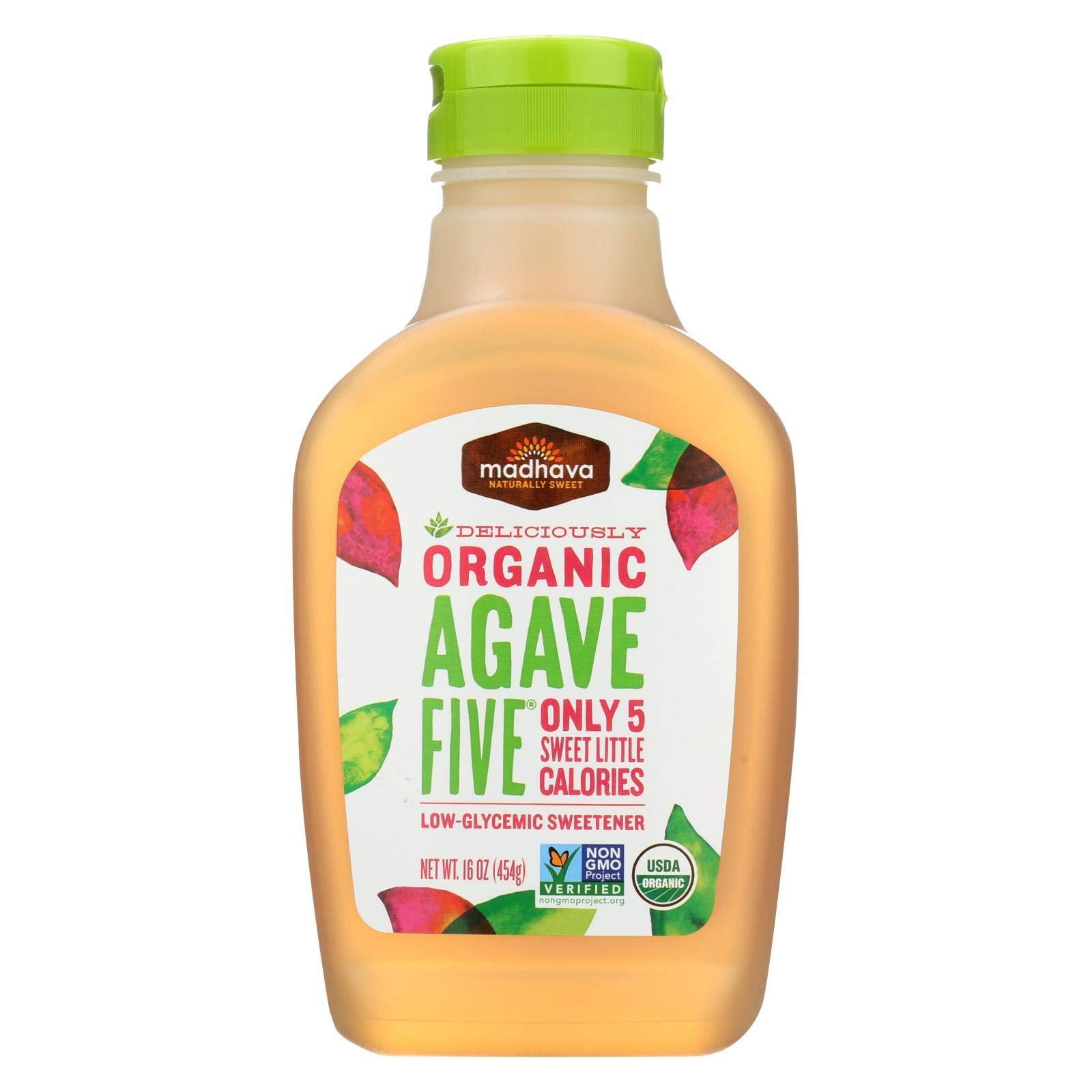 Madhava Agave Five Organic Granulated Liquid Agave Nectar