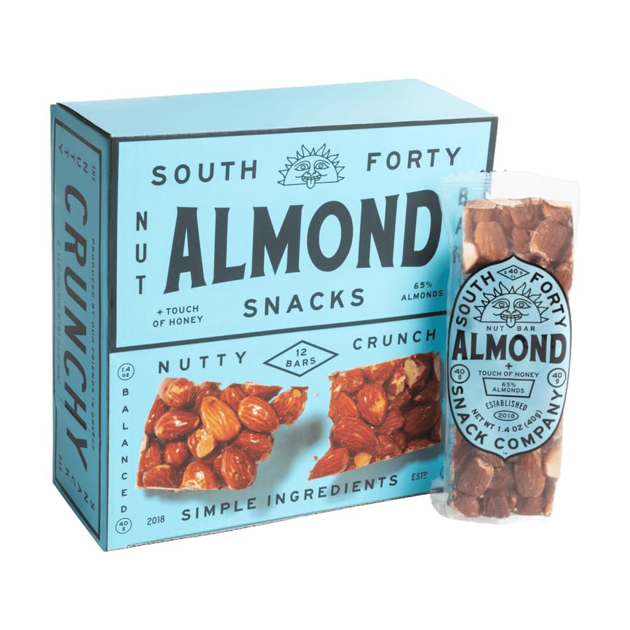 SOUTH FORTY SNA (Pack Of 24) South Forty Snack Company Bars Nut Almond 1.4 Oz