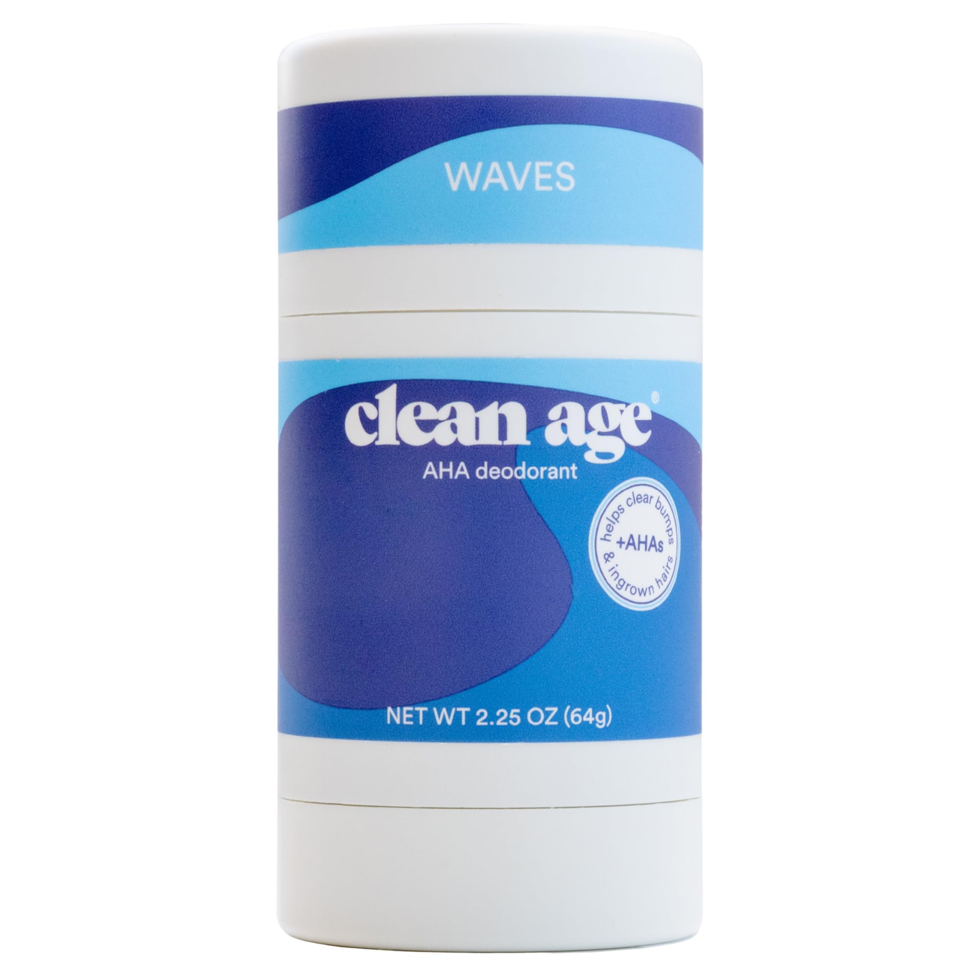 CLEAN AGE (Pack of 6) Clean Age Deodorant Stick Waves Scent 2.25 Oz